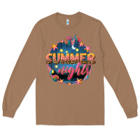 Toasted Coconut summer nights Long Sleeve Tee - texasbilliewilder