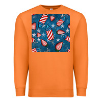 Carrot 4th uf july strawberries seamless pattern Premium Sweatshirt - BundleAndBundleShop