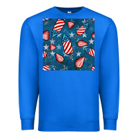 True Royal 4th uf july strawberries seamless pattern Premium Sweatshirt - BundleAndBundleShop