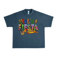 Midnight Navy Let's fiesta Urban Heavy Tee - RanaPortraitStore