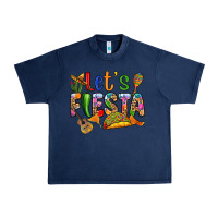 Navy Let's fiesta Urban Heavy Tee - RanaPortraitStore