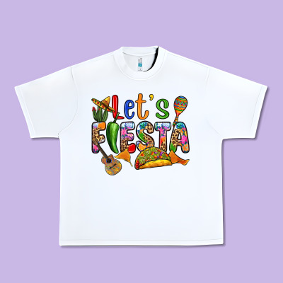 Let's Fiesta Urban Heavy Tee Designed By Ranaportraitstore