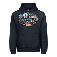 Navy it takes a big heart to shape little mind teacher Urban Hoodie - NancyCooperArtShop
