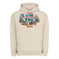 Pigment French Oak it takes a big heart to shape little mind teacher Urban Hoodie - NancyCooperArtShop