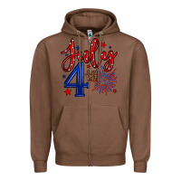 Chestnut 4th of July Zipper Hoodie - Neo Western