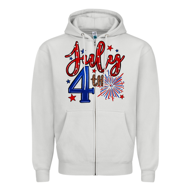 4th Of July Zipper Hoodie by Neo Western | Teevron