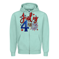Seafoam 4th of July Zipper Hoodie - Neo Western