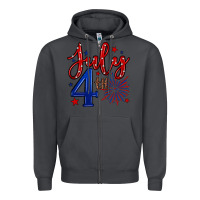 Smoke 4th of July Zipper Hoodie - Neo Western