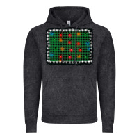 Vintage Black christmas buffalo plaid and lights background Vintage Hoodie - AdoDesignShop