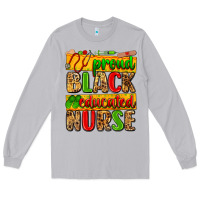 Moon Dust proud black educated nurse Long Sleeve Tee - Zillion Design Studio