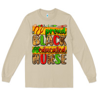 Mushroom proud black educated nurse Long Sleeve Tee - Zillion Design Studio