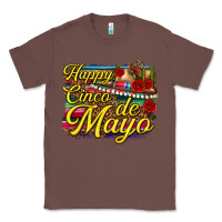Chestnut Happy Cinco de Mayo Classic Tee - texasbilliewilder