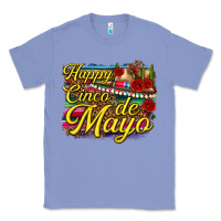 Colony Blue Happy Cinco de Mayo Classic Tee - texasbilliewilder