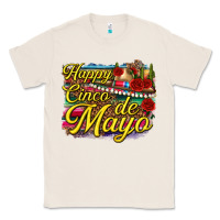 Natural Happy Cinco de Mayo Classic Tee - texasbilliewilder