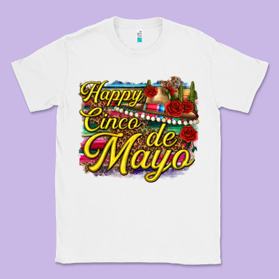 Happy Cinco De Mayo Classic Tee Designed By Texasbilliewilder