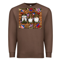 Chestnut camouflage gnomes american flag star leopard Premium Sweatshirt - Artiststas