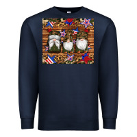 Navy camouflage gnomes american flag star leopard Premium Sweatshirt - Artiststas