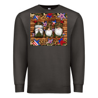 Smoke camouflage gnomes american flag star leopard Premium Sweatshirt - Artiststas