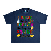 Navy I lick the salt swallow the tequila Urban Heavy Tee - RanaPortraitStore
