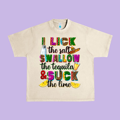 I Lick The Salt Swallow The Tequila Urban Heavy Tee Designed By Ranaportraitstore