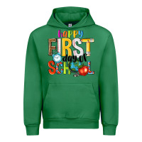 Emerald happy first day of school Urban Hoodie - NancyCooperArtShop