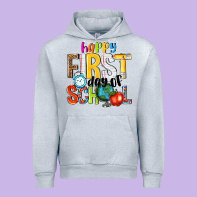 Happy First Day Of School Urban Hoodie Designed By Nancycooperartshop