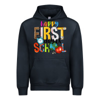 Navy happy first day of school Urban Hoodie - NancyCooperArtShop