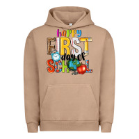 Pigment Burro happy first day of school Urban Hoodie - NancyCooperArtShop