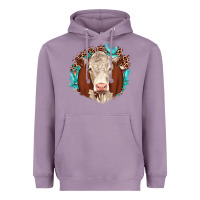 Lavender hareford leopard gemstone Heavyweight Hoodie - JahusDesignShop
