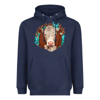 Navy hareford leopard gemstone Heavyweight Hoodie - JahusDesignShop