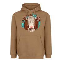Toasted Coconut hareford leopard gemstone Heavyweight Hoodie - JahusDesignShop