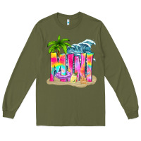 Army Green summer mini Long Sleeve Tee - texasbilliewilder