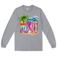 Heather Grey summer mini Long Sleeve Tee - texasbilliewilder