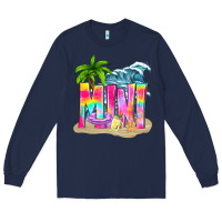 Navy summer mini Long Sleeve Tee - texasbilliewilder