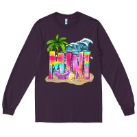 Plum summer mini Long Sleeve Tee - texasbilliewilder