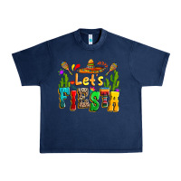 Navy Let's fiesta Urban Heavy Tee - RanaPortraitStore