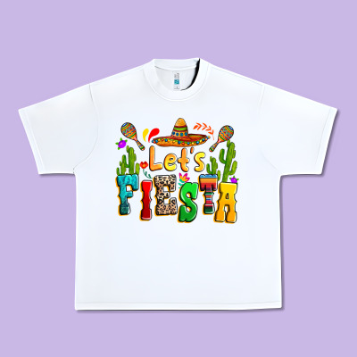 Let's Fiesta Urban Heavy Tee Designed By Ranaportraitstore