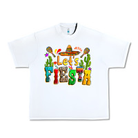 White Let's fiesta Urban Heavy Tee - RanaPortraitStore