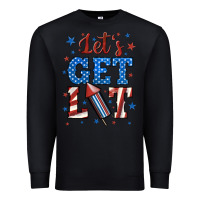 Black let's get lit Premium Sweatshirt - BundleAndBundleShop