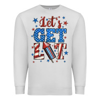Dove Grey let's get lit Premium Sweatshirt - BundleAndBundleShop