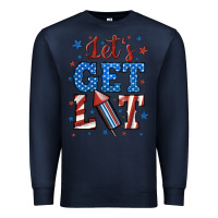 Navy let's get lit Premium Sweatshirt - BundleAndBundleShop