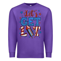 Purple let's get lit Premium Sweatshirt - BundleAndBundleShop