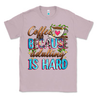 Lilac coffee because adulting is hard Classic Tee - Zillion Design Studio