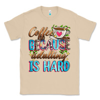 Mushroom coffee because adulting is hard Classic Tee - Zillion Design Studio