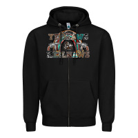 Black yeehaws and heilnaws Zipper Hoodie - SublimationCraftShop