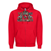 Red yeehaws and heilnaws Zipper Hoodie - SublimationCraftShop