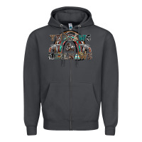 Smoke yeehaws and heilnaws Zipper Hoodie - SublimationCraftShop