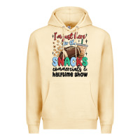 Pina Colada im just here for the snacks commercials and  halftime show Premium Hoodie - MaliasSmallBusiness