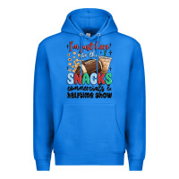 True Royal im just here for the snacks commercials and  halftime show Premium Hoodie - MaliasSmallBusiness