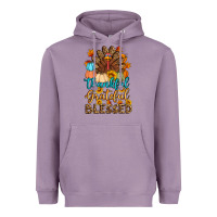 Lavender thankful grateful blessed turkey Heavyweight Hoodie - Artiststas